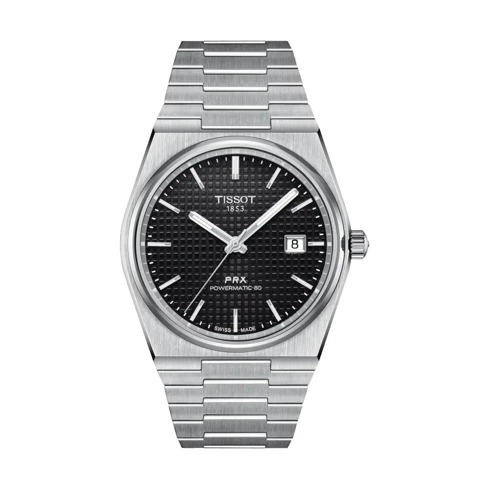 Prx Automatic Powermatic 80 40Mm - Black On Bracelet 1