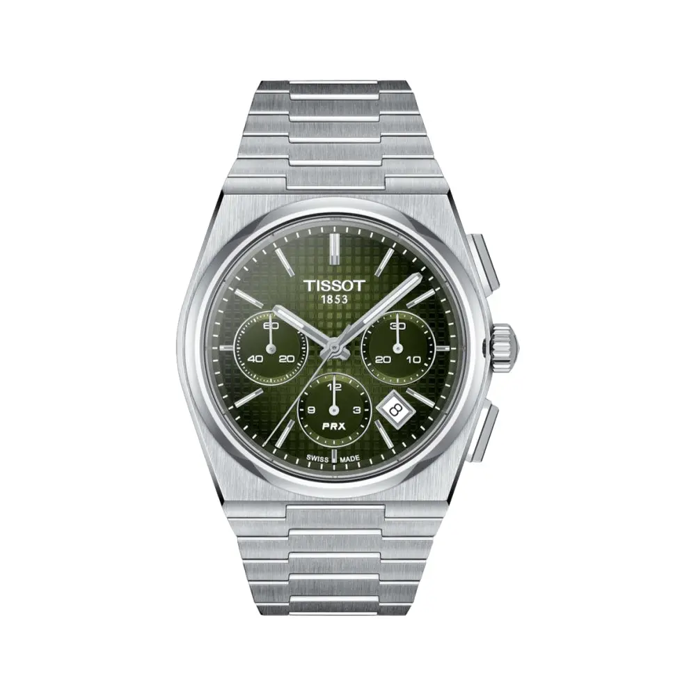 Prx Automatic Chronograph 42Mm - Green On Bracelet 1