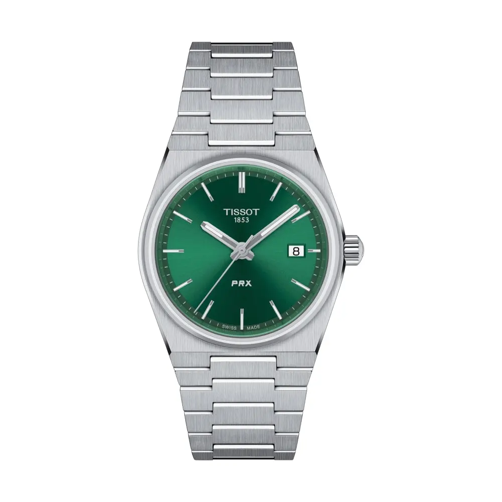 Prx Quartz 35Mm - Green On Bracelet 1