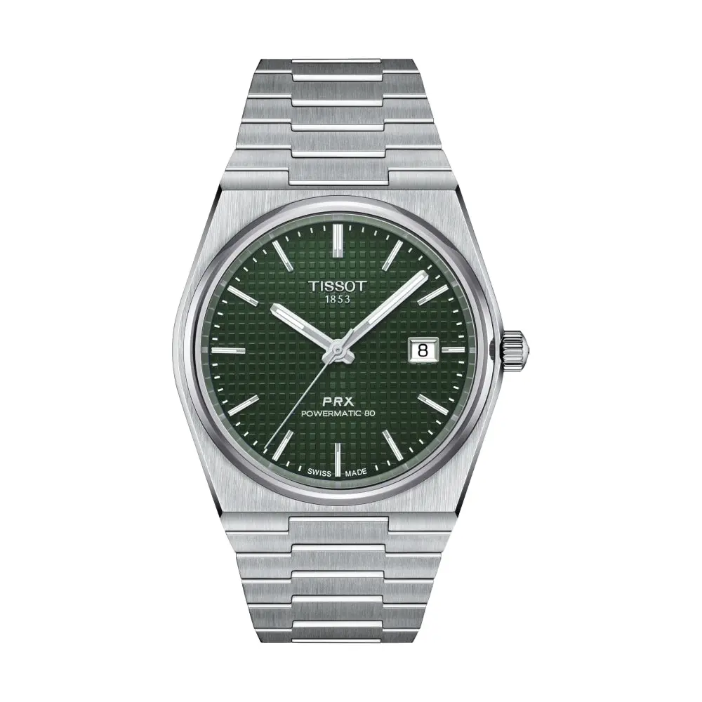 Prx Automatic Powermatic 80 40Mm - Green On Bracelet 1