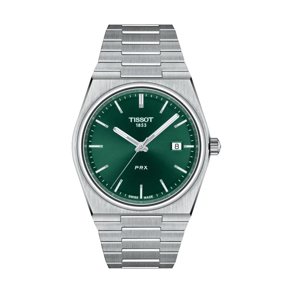 Prx Quartz 40Mm - Green On Bracelet 1