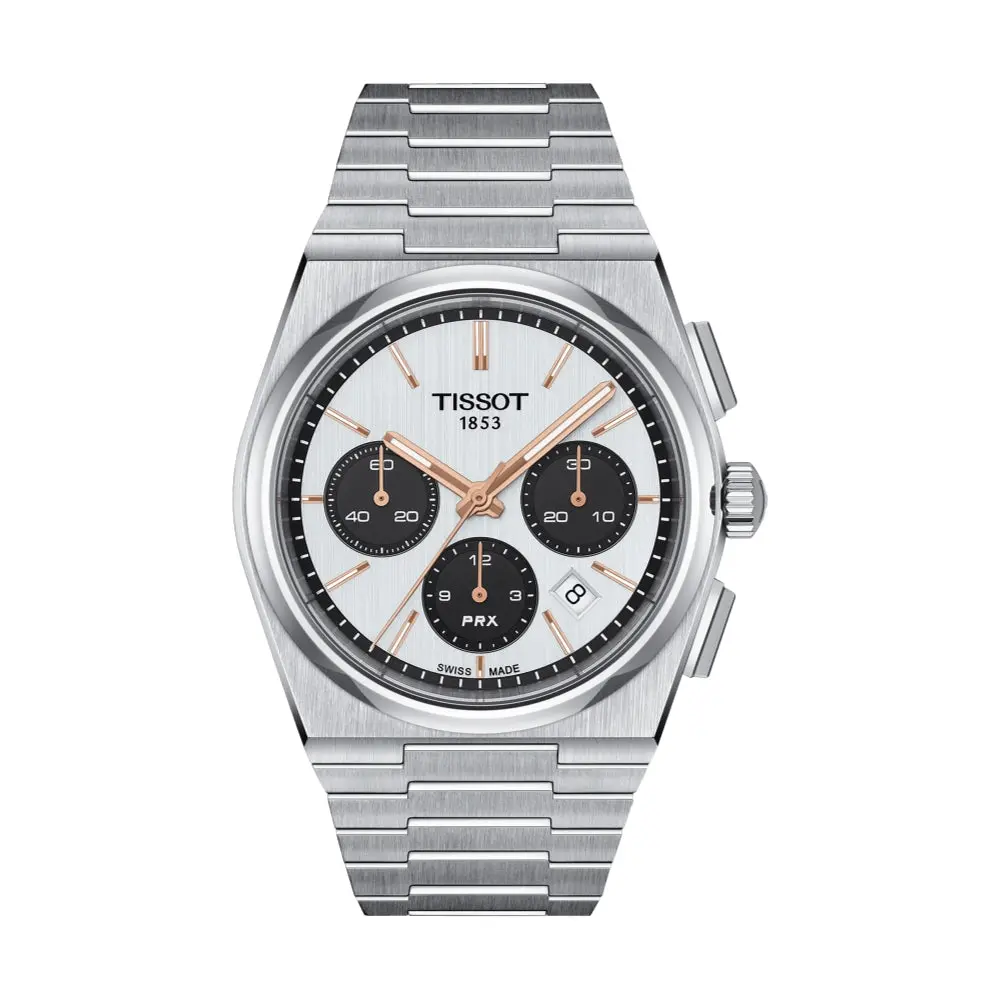 Prx Chronograph 42Mm - White On Bracelet 1