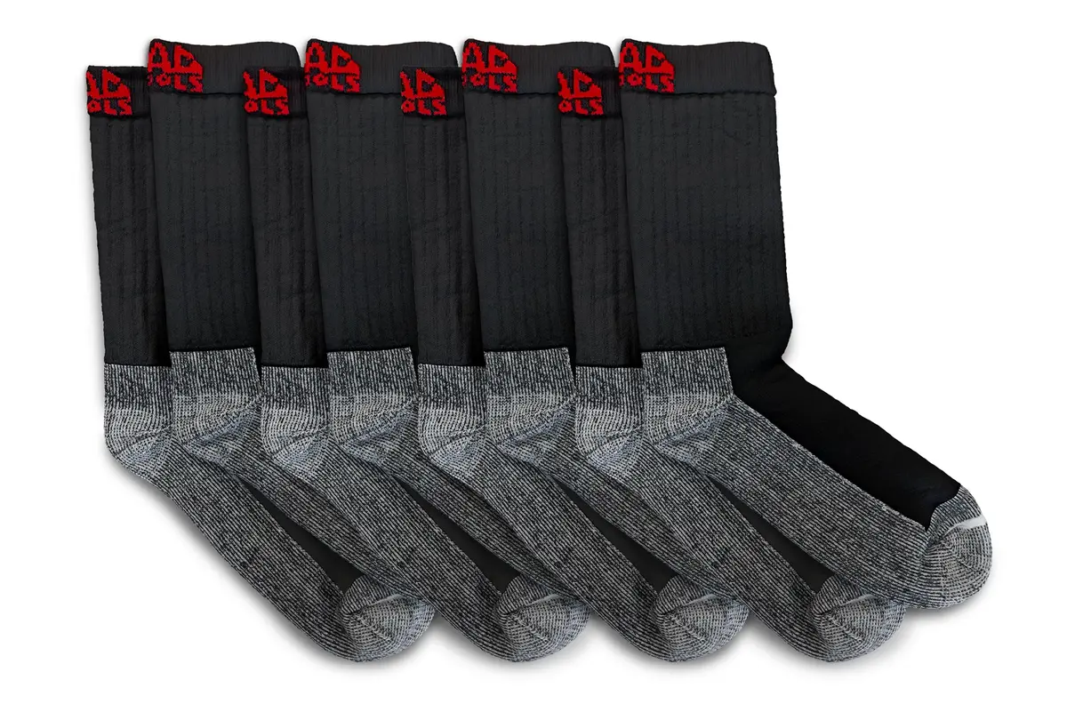 Mac Tools 4Pk Black Socks 1