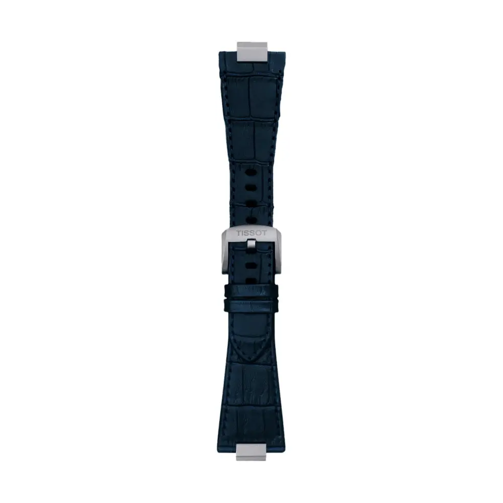Tissot Official Prx Dark Blue Leather Strap 12Mm 1
