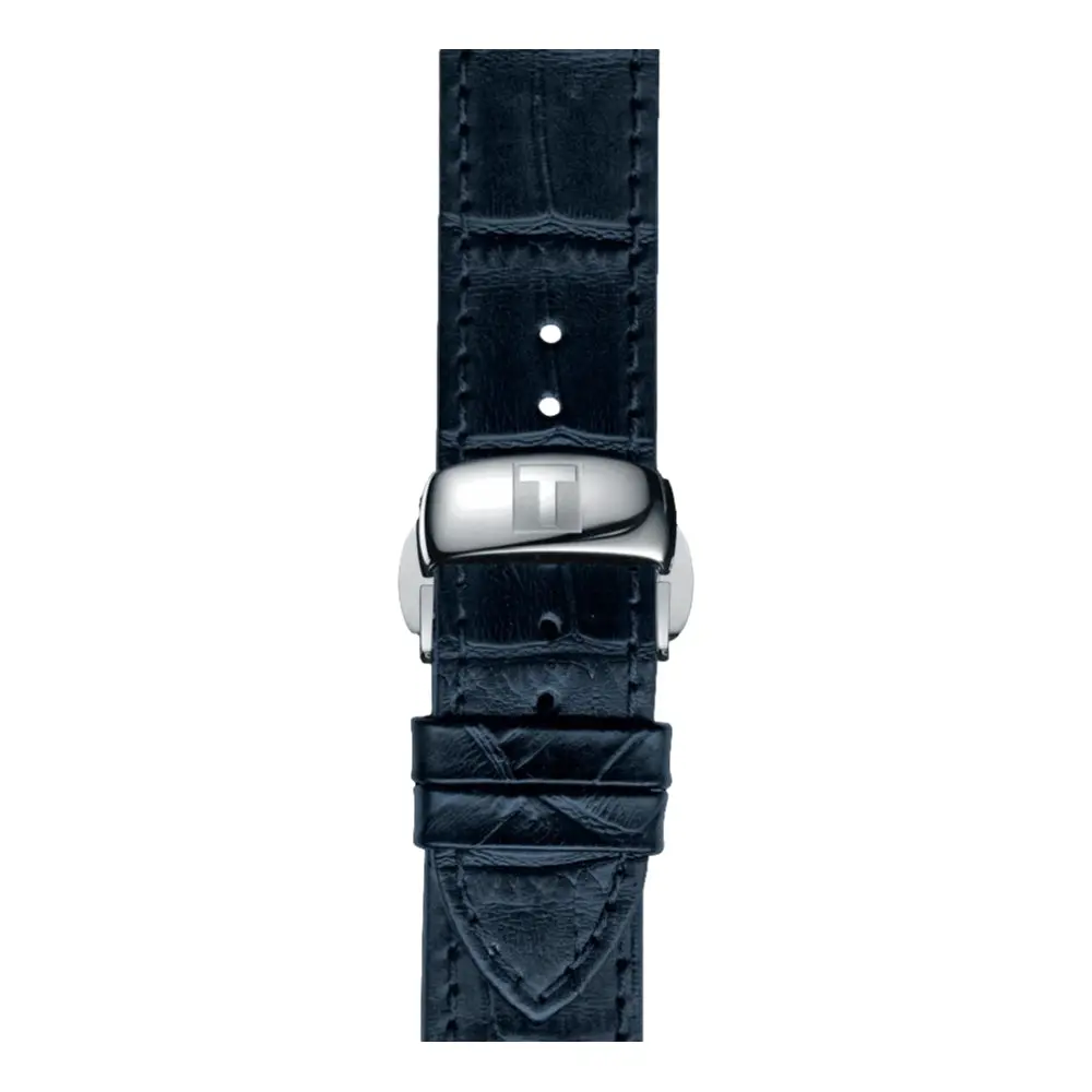 Tissot Official Blue Leather Strap 19Mm 1