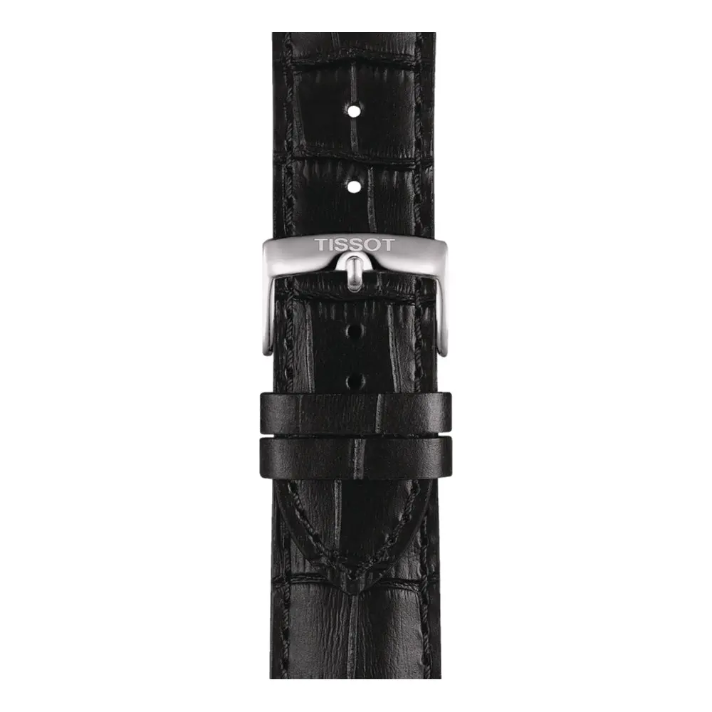 Tissot Official Black Leather Strap 22Mm 1