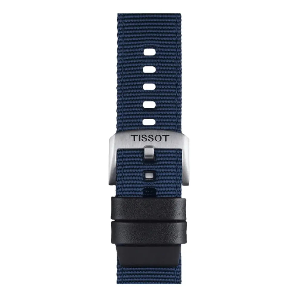 Tissot Official Blue Fabric Strap 22Mm 1