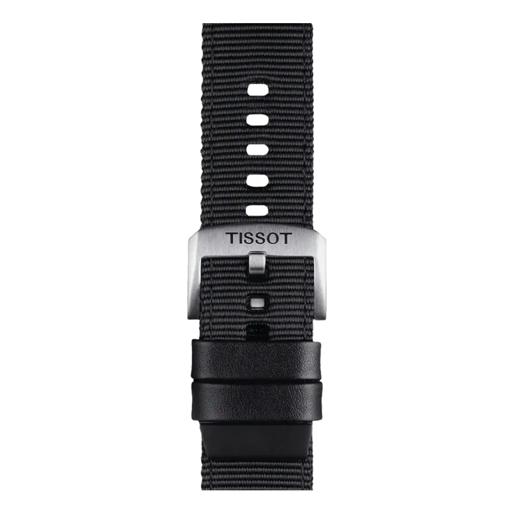 Tissot Official Black Textile Strap 22Mm 1