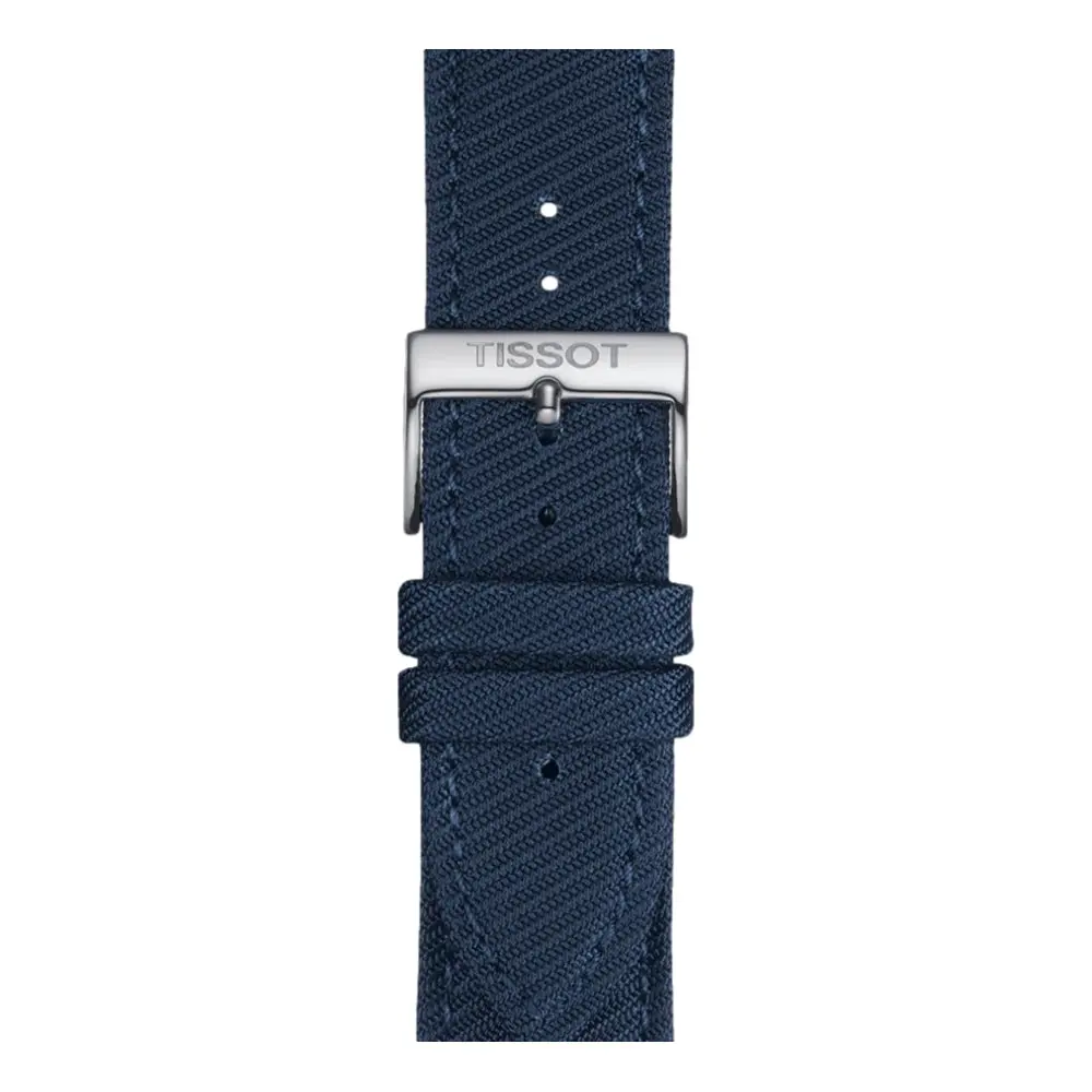 Tissot Official Blue Textile Strap 22Mm 1