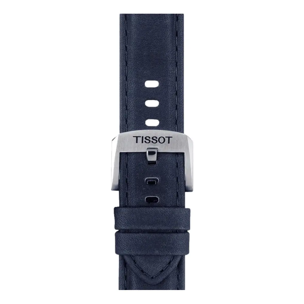 Tissot Official Blue Leather Strap 20Mm 1