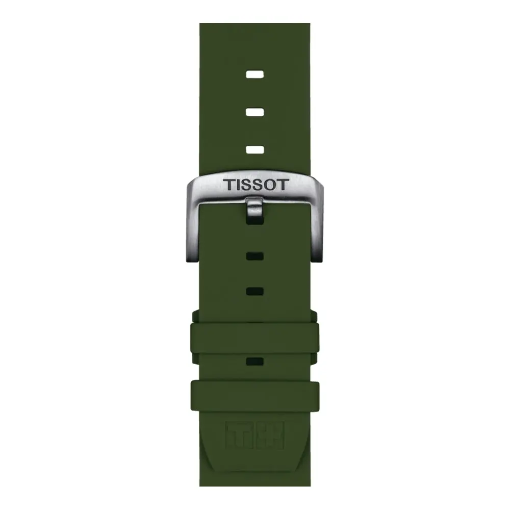 Tissot Official Olive Silicone Strap 22Mm 1