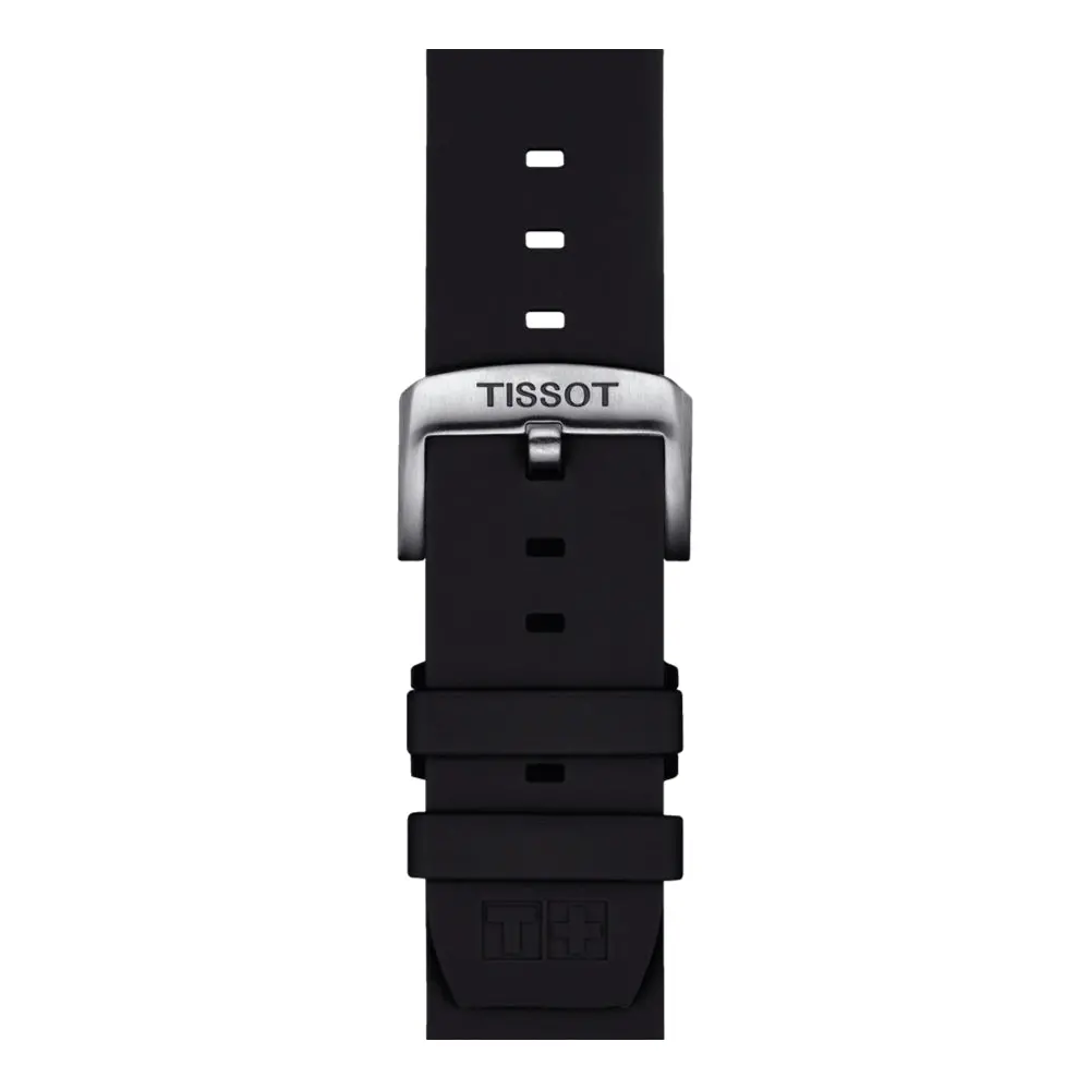 Tissot Official Black Silicone Strap 22Mm 1