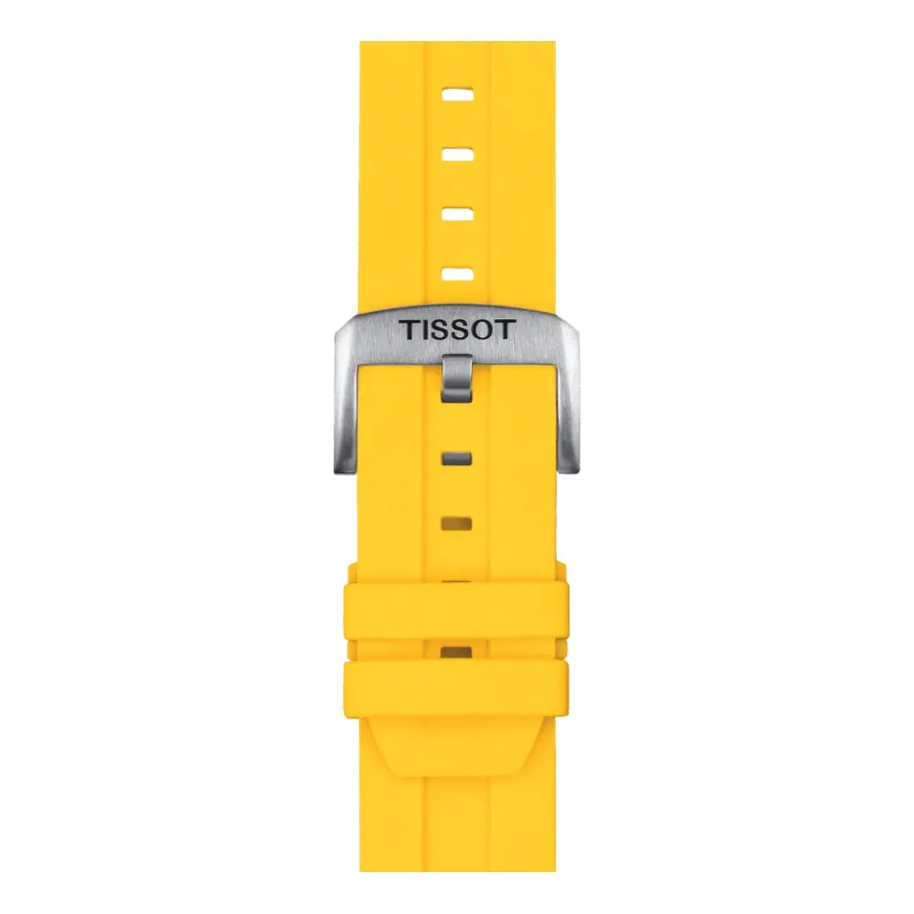 Tissot Official Yellow Silicone Strap 22Mm 1