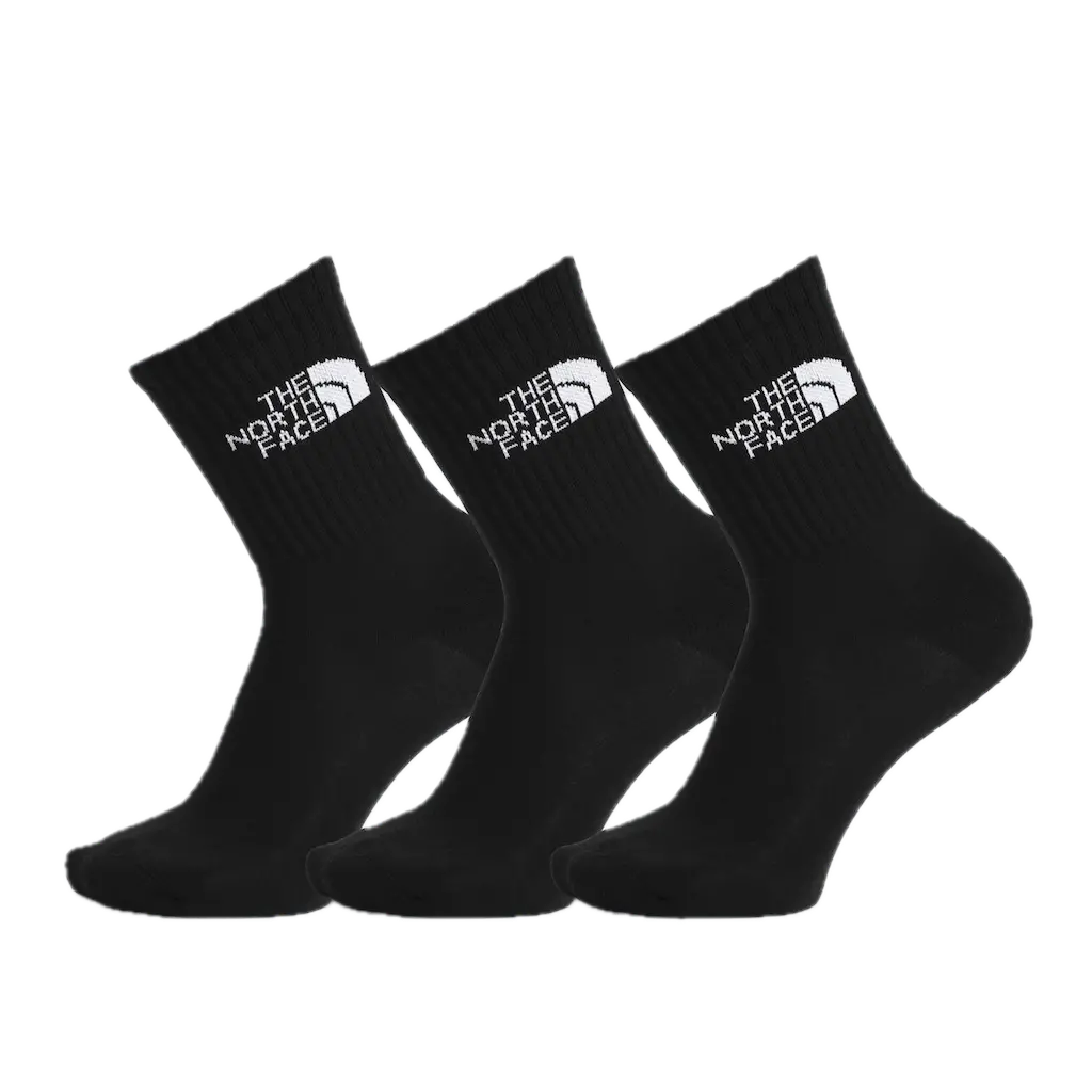 The North Face 3P Everyday Standard Crew Sock - Tnf Black Jk3 1
