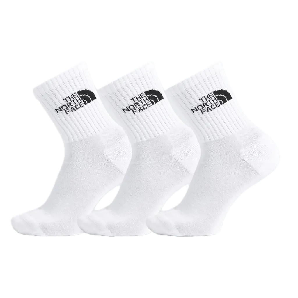 The North Face 3P Everyday Standard Crew Sock - Tnf White Fn4 1