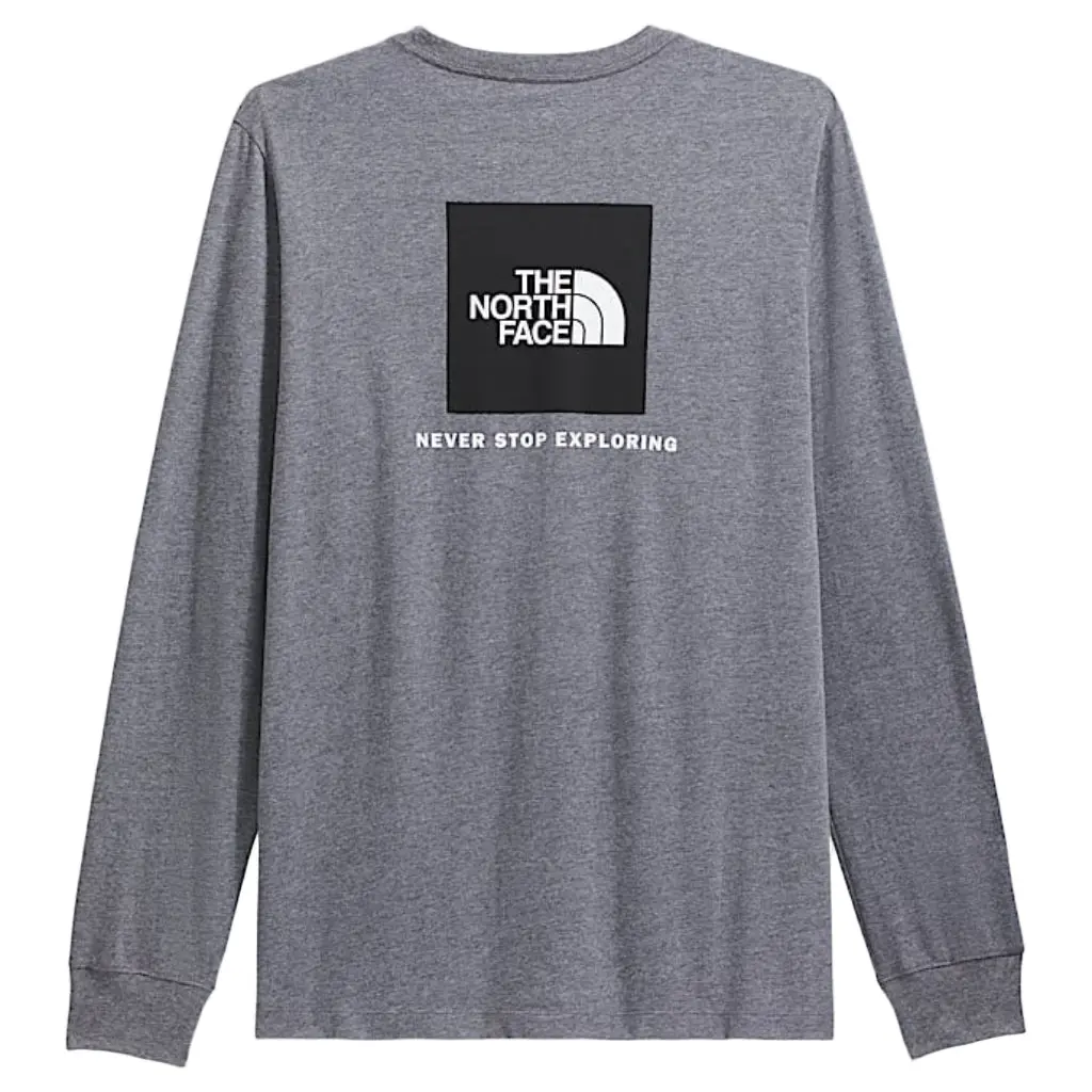 The North Face Evolution Box Nse L/S Tee - Mid Grey Qi1 1