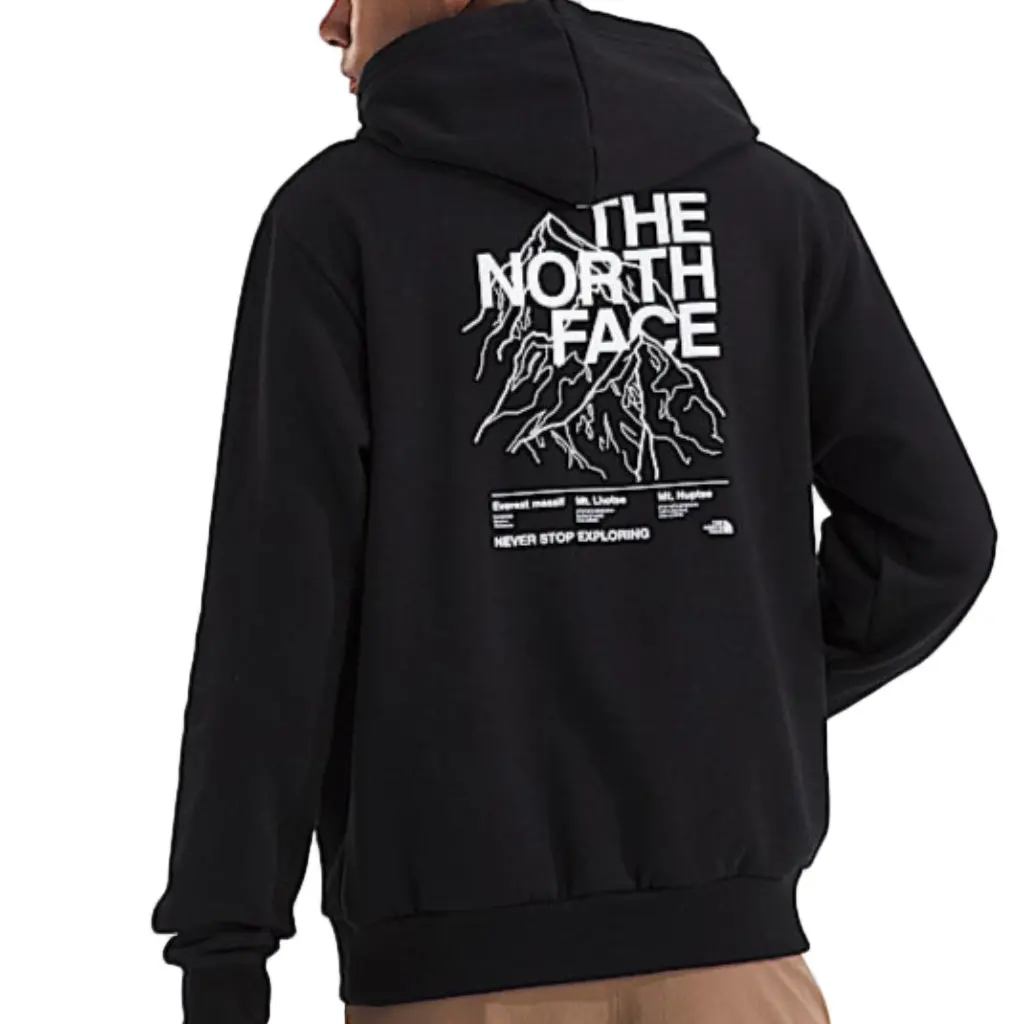 The North Face Evolution Half Dome Mountain Hoodie Graphic - Tnf Black Jk3 1