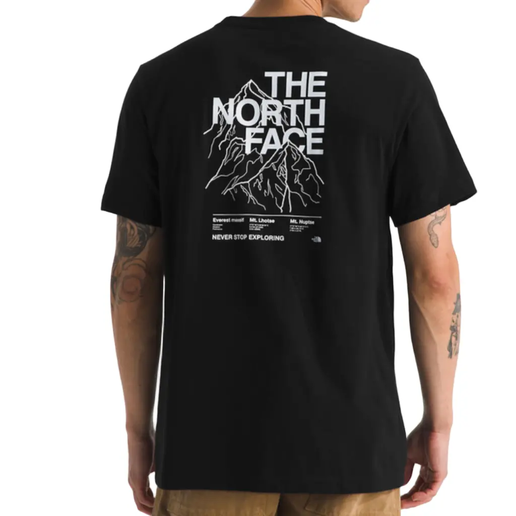 The North Face Evolution Half Dome Mountain S/S Tee - Tnf Black Jk3 1