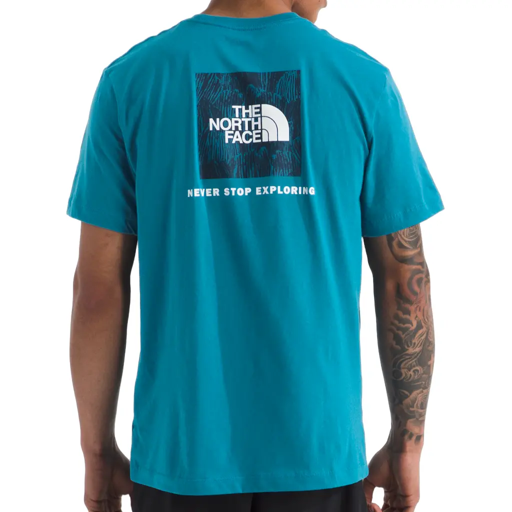 The North Face Evolution Regenerative Ink Box Nse S/S Tee - Dusk Blue Eos 1