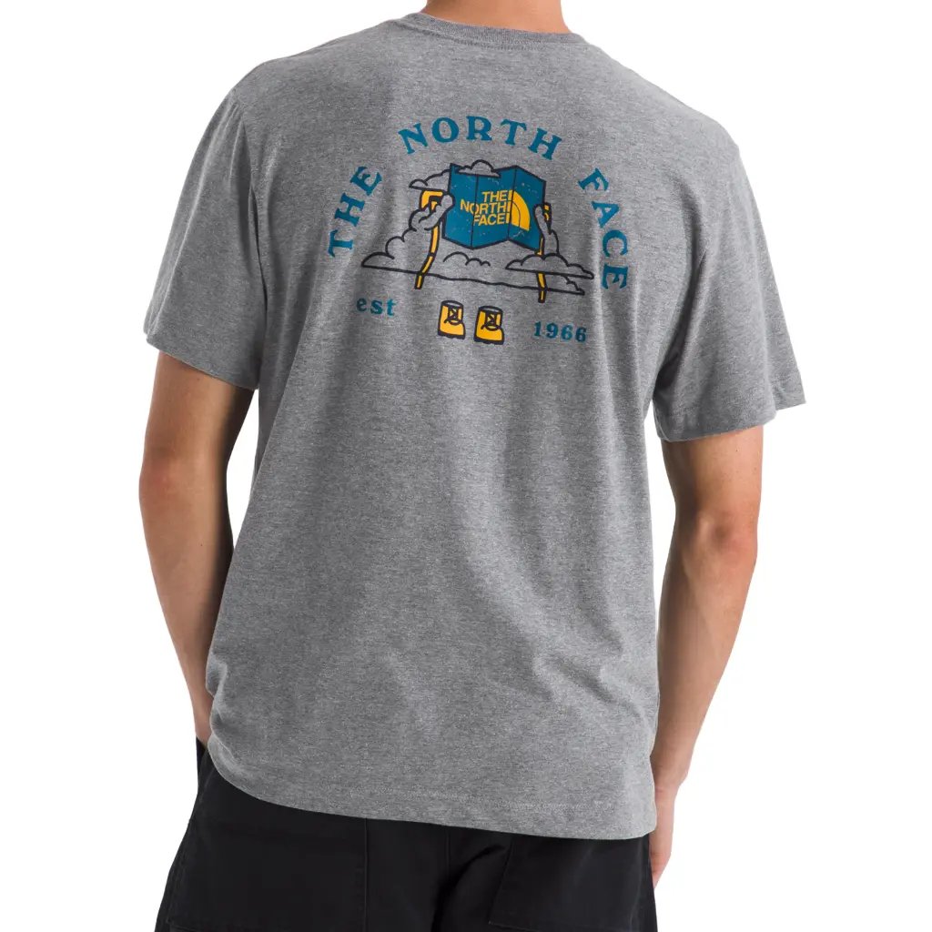 The North Face Evolution Sky Cloud S/S Tee - Tnf Grey Heather Cqi 1