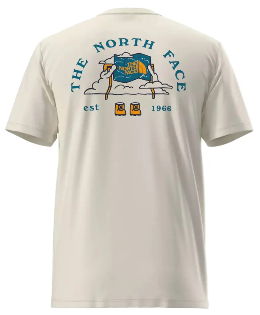 The North Face Evolution Sky Cloud S/S Tee - White Dune Qli 1