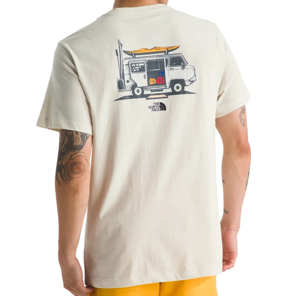 The North Face Evolution Van Life S/S Tee - White Dune Qli 1