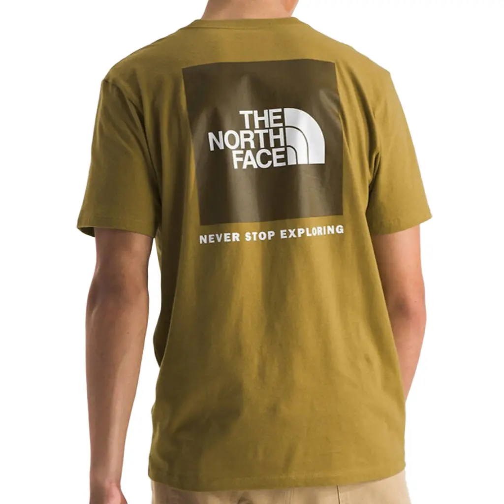 The North Face Box Nse S/S Tee - Amber Green/Moss Green 5Oq 1