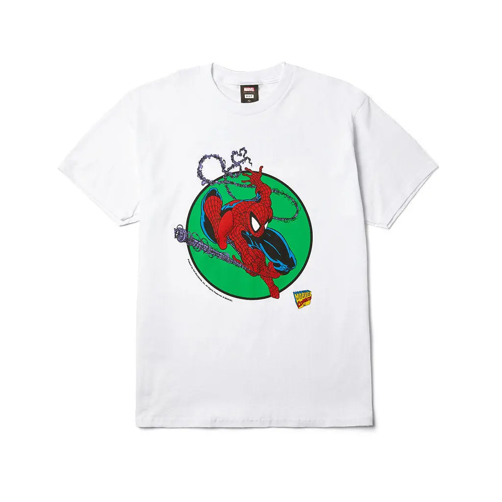 Huf X Spiderman Three Hundred S/S Tee - White 1