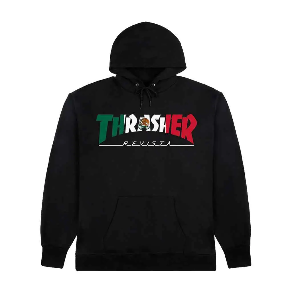 Thrasher Mexico Revista Hoodie - Black 1