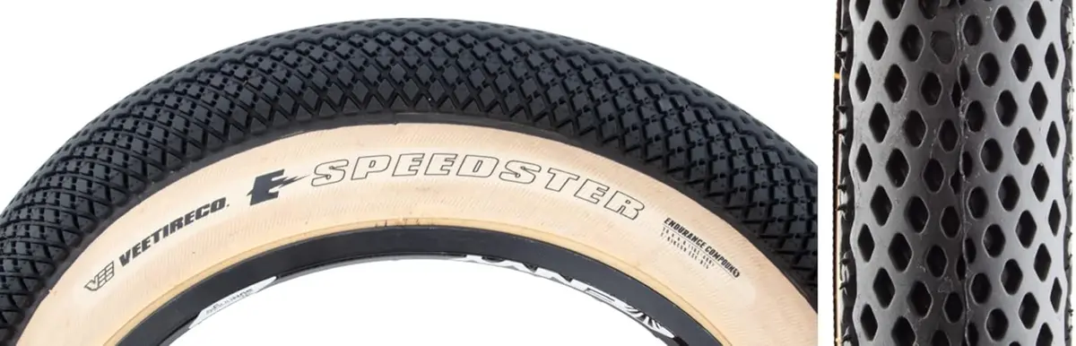 Tire Vee Speedster 20X4.0 Bk/Bk Wire/26Enduro/Over Ride E50 1