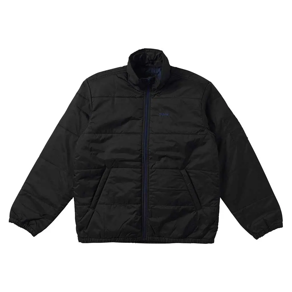 Dickies Tom Knox Full Zip Puffer Jacket - Black 1