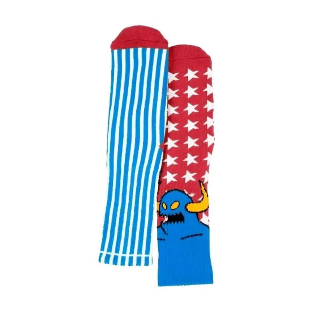Toy Machine American Monster Sock - Blue 1