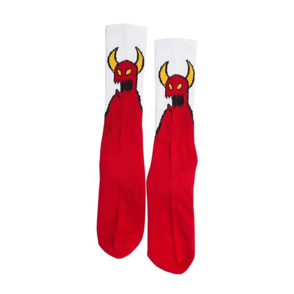 Toy Machine Sketchy Monster Sock - Red 1