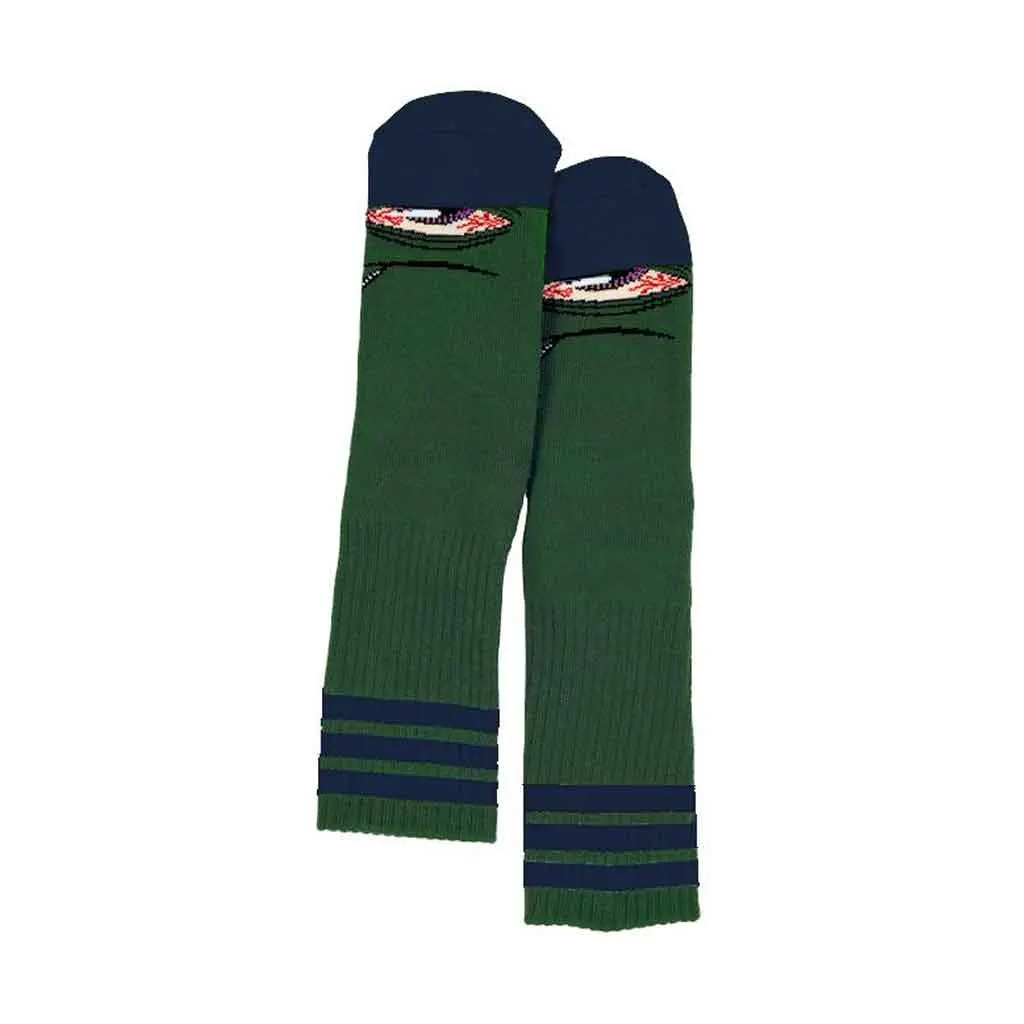 Toy Machine Stoner Sect Sock - Forest 1