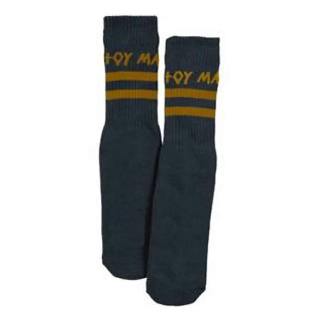 Toy Machine Stripes Sock - Navy 1