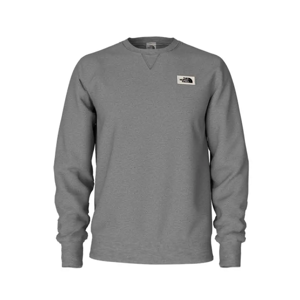 The North Face Heritage Patch Crew - Tnf Medium Grey 1