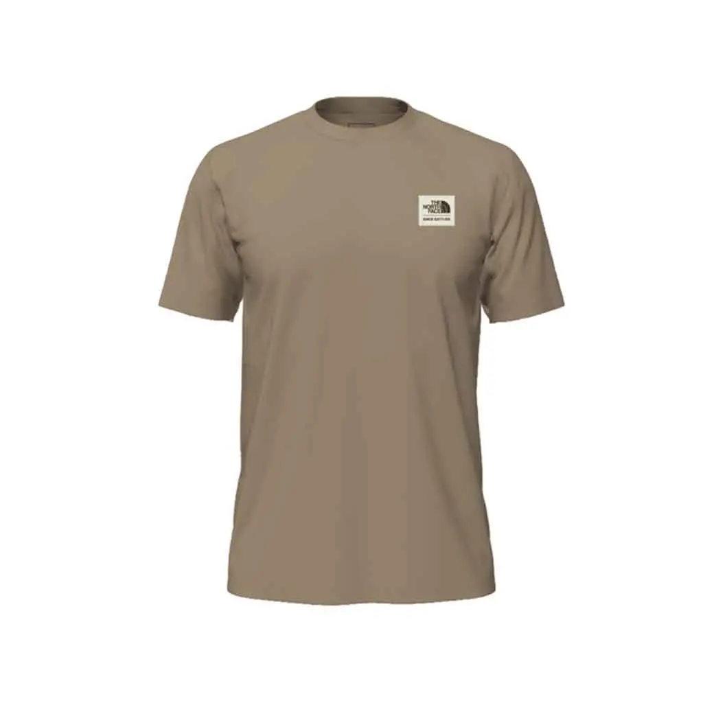 The North Face Heritage Patch Heather Tee -  Utility Brown Heather Vy1 1