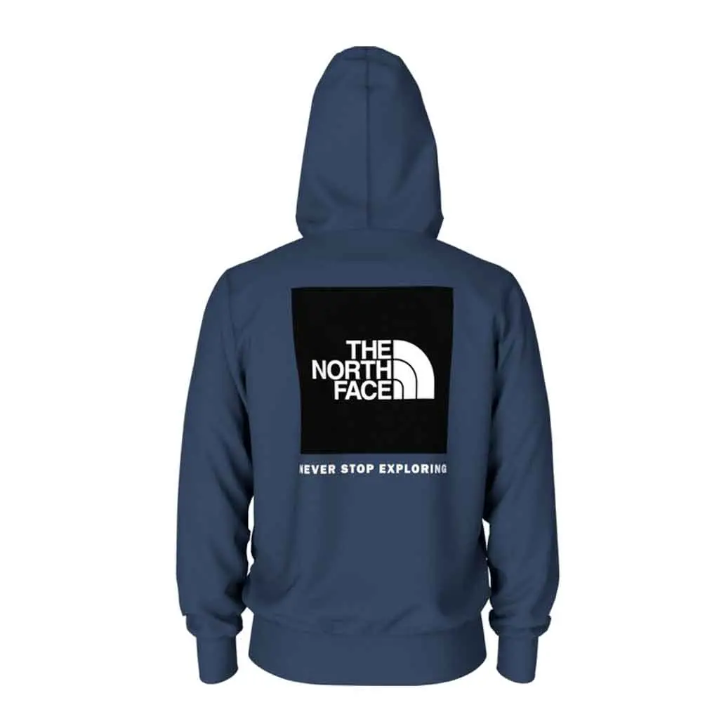 The North Face Box Nse Pullover Hoodie - Shady Blue/Tnf Black Mpf 1