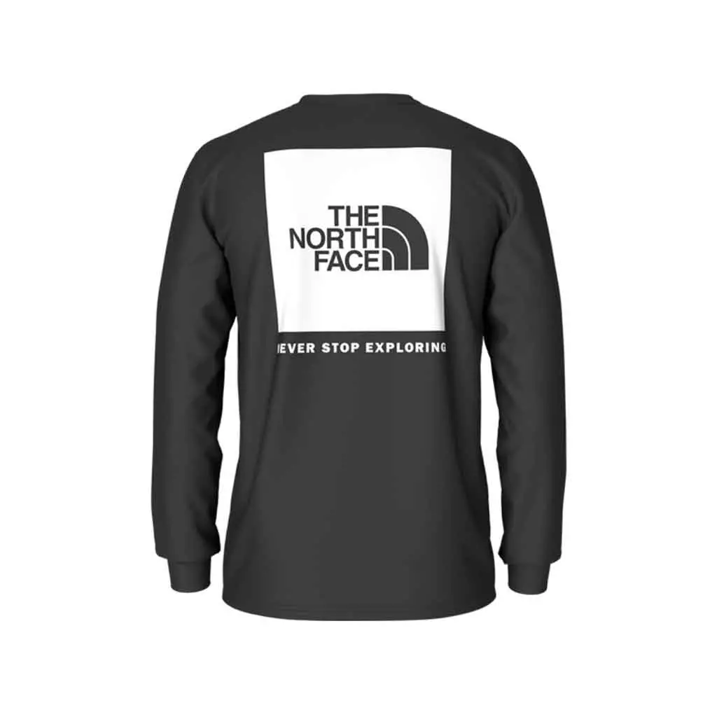 The North Face L/S Nse Box Tee - Tnf Black/Tnf White Ky4 1
