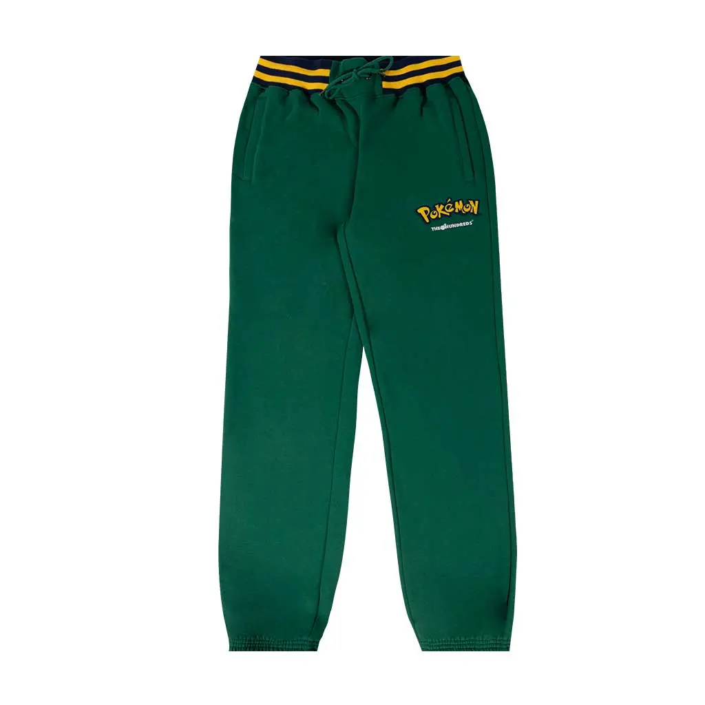 The Hundreds X Pokemon Catch Em Sweatpants - Green 1