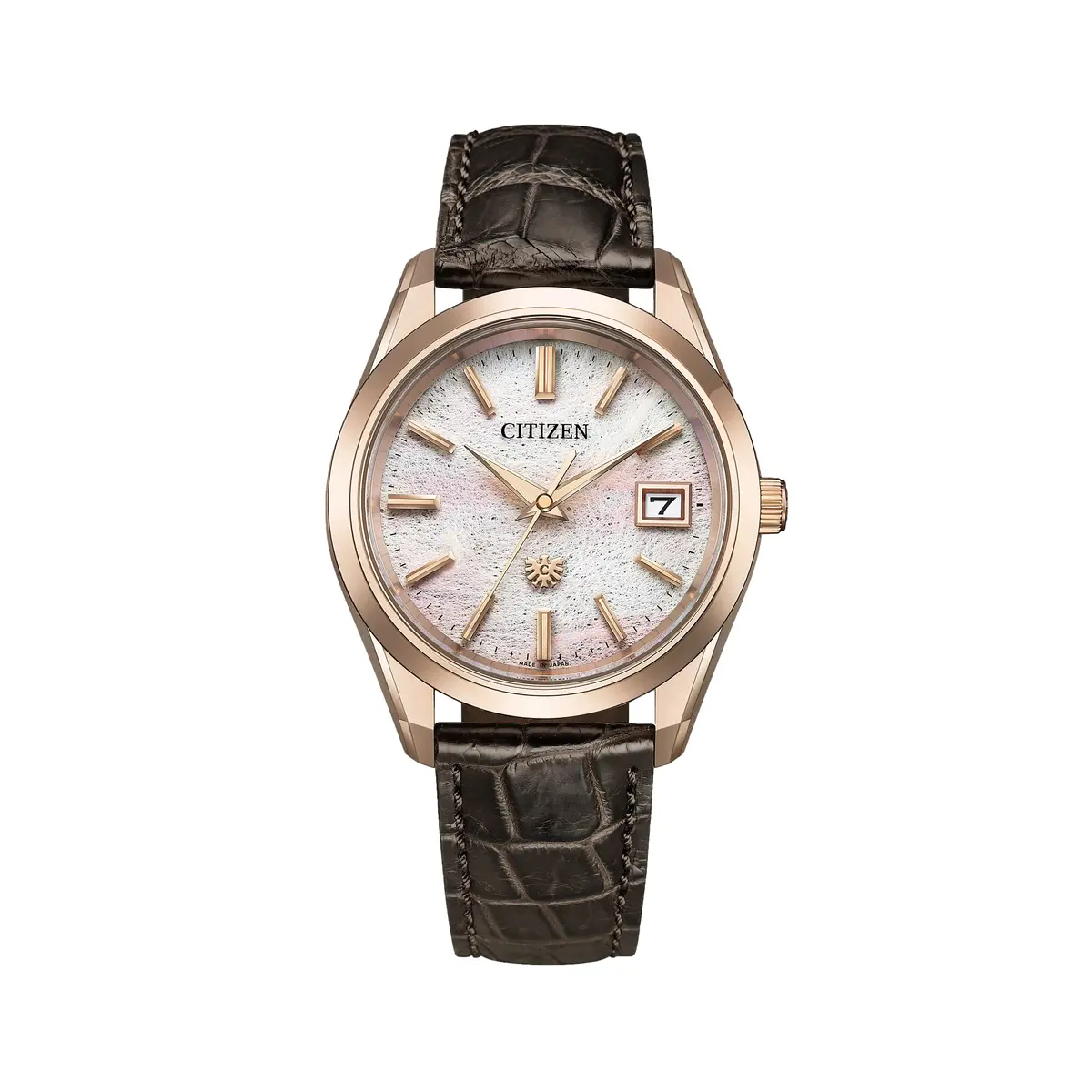 The Citizen Super Titanium™ Limited Edition 38.3Mm - White On Leather Strap 1