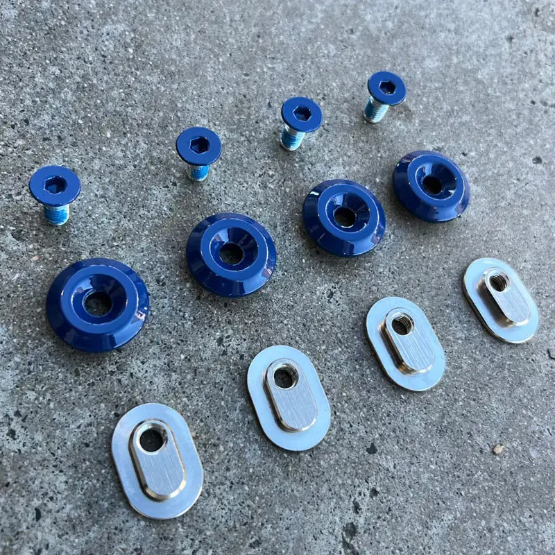 Them 909 Cuff Replacement Hardware Blue 1