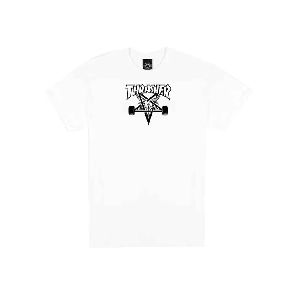 Thrasher Skate Goat Tee - White 1