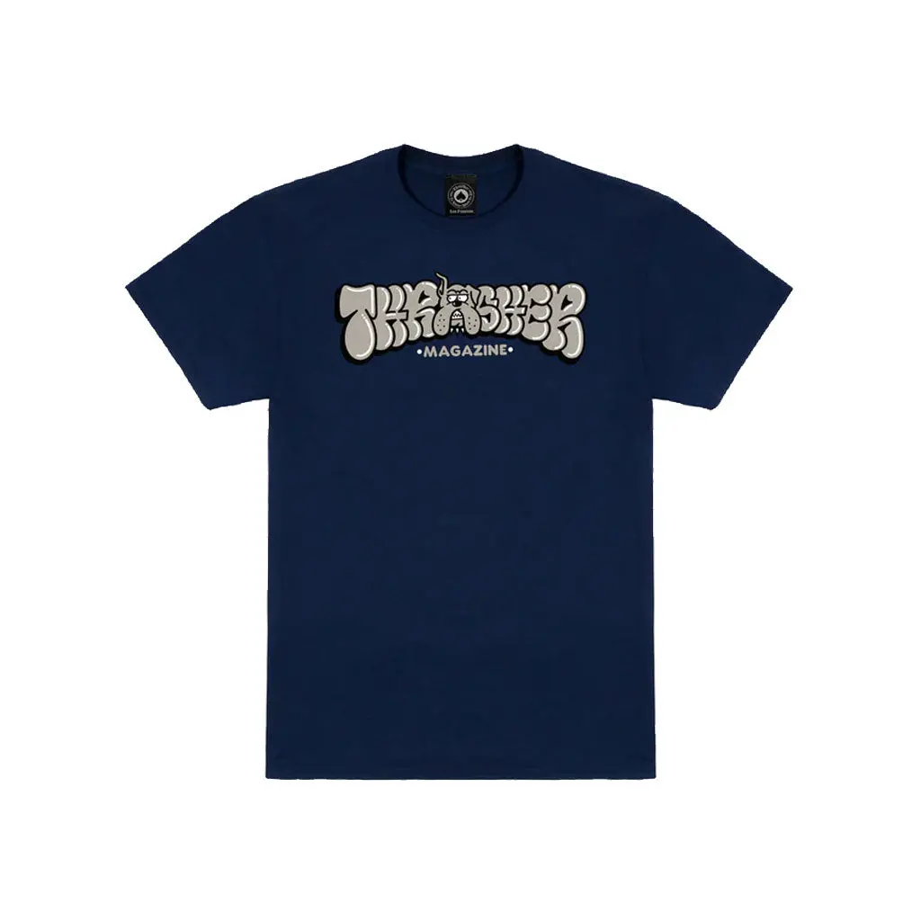 Thrasher Bully S/S Tee - Navy 1