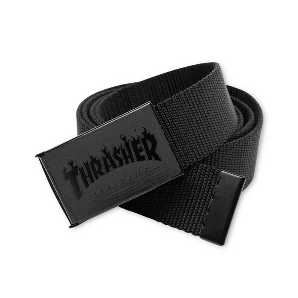 Thrasher Flame Belt - Black 1