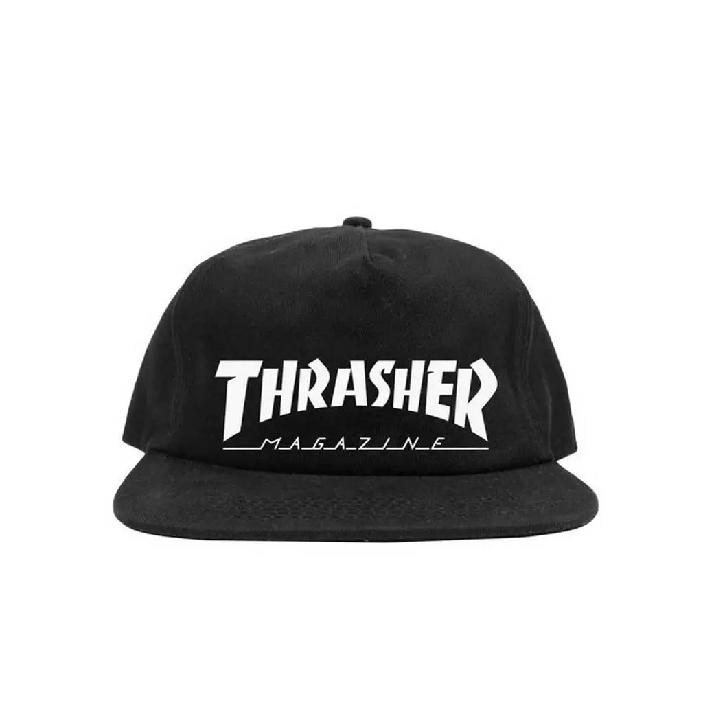 Thrasher Mag Logo Hat - Black/White 1
