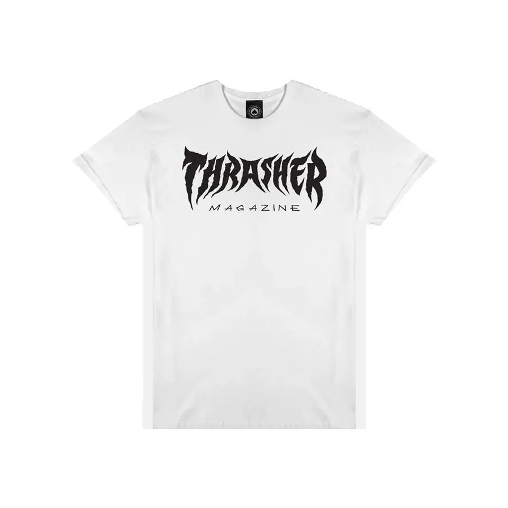 Thrasher Metal S/S Tee - White 1