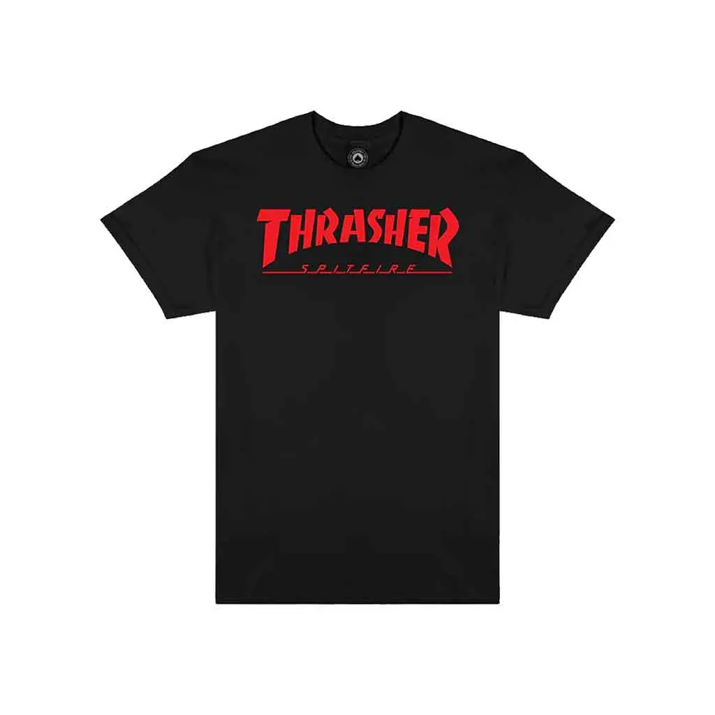 Thrasher X Spitfire Big Head Jake S/S Tee - Black 1