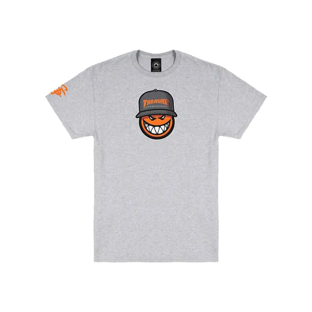 Thrasher X Spitfire Sf Loc S/S Tee - Sport Grey 1