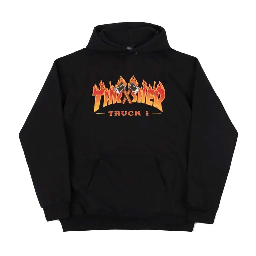 Thrasher Truck 1 Hoodie - Black 1
